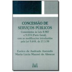 Livro - Concessão De Serviço Público - 1 Ed./1998