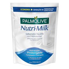 Palmolive Sabonete Líquido Nutri-Milk Hidratante 200Ml Refil