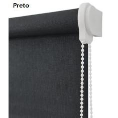 CORTINA PERSIANA ROLO TELA SOLAR 5% 1,90 Larg X 0,80 Alt - ARELLE DECO