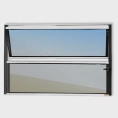 Janela de Alumínio Basculante 40x60cm Vidro Espelhado Master Brimak
