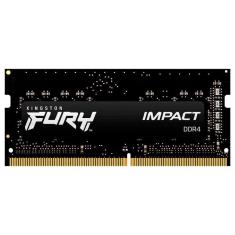 Memória Ram Para Notebook Kingston Fury Impact Ddr4 8gb 3200mhz - Preto (kf432s20ib/8)