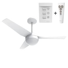 Aliseu Ventilador de teto Jet Plus 127V Controle Remoto+Controle Parede
