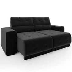 Sofá Mamflex Retrátil e Reclinável Taurus 3 Lugares 3080 em tecido Vel