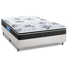 Cama Box Casal: Colchão Espuma Probel D40 Guarda Costas Premium Hiper 