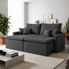 Sofá Retrátil 2 Lugares 180cm Chicago - Kasacomigo Estofados