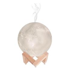 Umidificador Aromatizador Luminária Abajur Lua Led 880Ml 3D