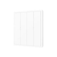 Guarda Roupa Infantil Tutto New 4 Portas Branco Acetinado - Matic
