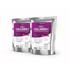 Kit 2 Colágeno Hidrolisado Com Vitamina C 500 G - Pro-collagen C Vitactive