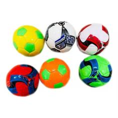 Kit 10 Bola De Futebol Campo Couro Sintético Infantil 16cm