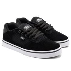 Tênis Hocks Skate Flat Lite Black White, 38, Preto