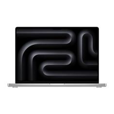 MacBook Pro (2023). O notebook da Apple com chip M3 Max, CPU de 14-core e GPU de 30-core:Tela Liquid Retina XDR de 16,2 pol, 36GB de memória unificada e SSD de 1TB.Funciona com o iPhone/iPad. Prateado