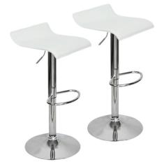 Kit 2 Banquetas Toquio Wave Enzo Belo Horizonte Recouro Giratória C/ R