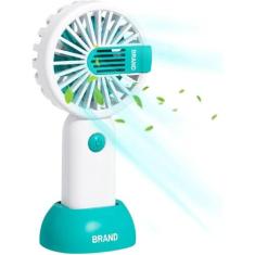 Ventilador portátil recarregável  compacto, silencioso e versátil - ba