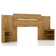 Cabeceira Cama Box Madeirado Solteiro/casal/queen Mila Extensível Avelã - Panan