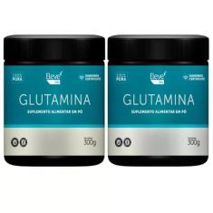 2 x Glutamina 300g Eleve Life - imunidade, recuperação muscular e saúde intestinal