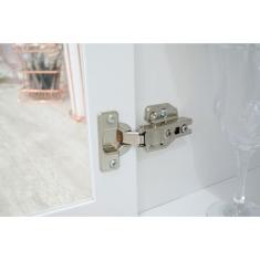 Armário Aéreo Cozinha Modulado Americana C- 2 Portas 80cm Cinza - Henn