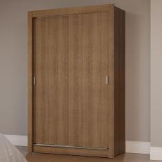 Guarda-roupa Solteiro 2 Portas De Correr Rustic Milano Madesa Rustic