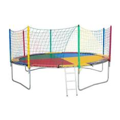 Cama Elástica 4,27m 4pés Nacional Lona Colorida 4 Cores Canguri - Chic