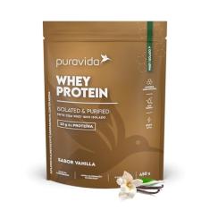 Puravida Proteínas Whey Protein Isolado Vanilla 450g
