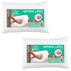 Kit com 2 Travesseiros Látex Baixo 10cm - Duoflex