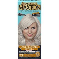 Embelleze Tinta De Cabelo Maxton Louro Platina Cinza Super Intenso 12.111 Platinada Estrela