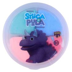 Massinha de Modelar Stiica e Pula Dinossauro Doce Brinquedo