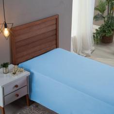 Roupa Cama Solteiro 300 Fios Lençol Virol Sem Elástico de Algodão - MF