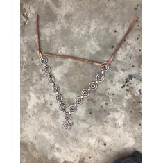 Peitoral Argolado Para Cavalos E Mulas Ferragens De Alumínio Polido - 