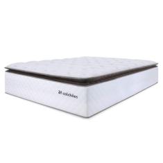 Colchão King Molas Ensacadas com Pillow Top Extra Conforto 193x203x38cm - Premium Sleep - BF Colchões