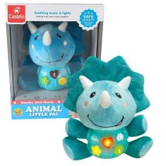 Pelúcia Musical Dino Com Luz E Som Divertido - Castela