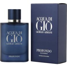 Perfume Masculino Acqua Di Gio Profondo Giorgio Armani Eau De Parfum Spray 75 Ml
