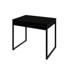Mesa Kuadra Office 90x60x75cm C-02 Gavetas Preto ônix - Preto ônix -