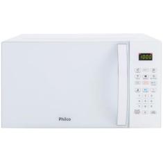 Micro-ondas Philco 20L Multifunções Limpa Fácil PMO23BB Branco, Branco