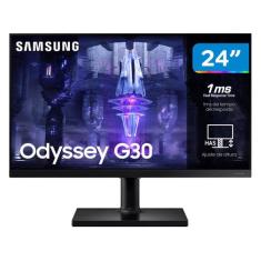 Monitor Samsung Gamer ODYSSEY G30 24" FHD 144HZ 1MS Freesync HDMI Incl