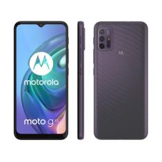 Smartphone Motorola Moto G10 64Gb Cinza Aurora 4G 4Gb Ram Tela 6,5 Câm