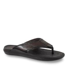 Chinelo De Dedo Pegada 133101 Couro Masculino