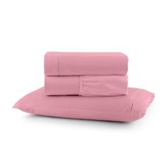 Jogo De Lençol Solteiro 02 Peças Micro Percal 400 Fios Macio - Cecília