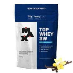 Top Whey Protein 3W Performance Baunilha 1,8Kg Max Titanium