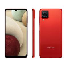 Smartphone Samsung Galaxy A12 64Gb Vermelho 4G - Octa-Core 4Gb Ram 6,5