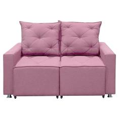 Sofá Retrátil e Reclinável 2 lugares Bariloche 1.50cm C/ Molas -  Linho