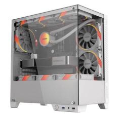 Gabinete Gamer Forcefield Twr White Ghost- Gfftwrwg - Pcyes