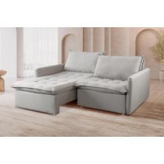 Sofá Cama Retrátil 220 Cm Califórnia - Zurc Decor