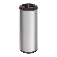 Lixeira Inox Tramontina Perugia Porta Copos Scotch Brite Base e Aro em