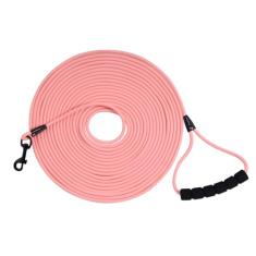 Coleira de treinamento à prova d'água, longa para cães ao ar livre, ótima para treinamento, quintal, brincadeiras, praia, acampamento, resistente e à prova de intempéries, coleira durável para