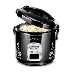 Panela De Arroz Fast Rice 5 Premium Mondial Preto 400W NPE-08-5X, Pret