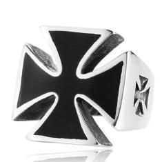 Anel Masculino Cruz De Malta Aço Inox Templário - Judith Joias, 18