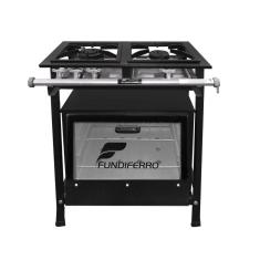 Fogão Industrial 2 Bocas com Forno Baixa Pressão - Fundiferro