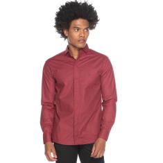 Camisa Teodoro Social ML Slim Fit Frente Invisível Casual