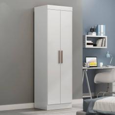 Guarda-Roupa Compacto 2 Portas MDP Paris Branco