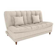 Sofá Cama 3 lugares 185cm Duda Bege Matrix